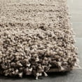 thumbnail image 1 of SAFAVIEH Santa Monica Chelsey Solid Shag Area Rug, Mushroom, 6'7" x 6'7" Round, 1 of 4
