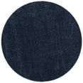 thumbnail image 1 of SAFAVIEH Santa Monica Chelsey Solid Shag Area Rug, Navy, 6'7" x 6'7" Round, 1 of 12