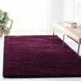 thumbnail image 1 of SAFAVIEH Santa Monica Chelsey Solid Shag Area Rug, Purple, 4' x 6', 1 of 10