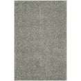 thumbnail image 1 of SAFAVIEH Santa Monica Chelsey Solid Shag Area Rug, Silver, 4' x 6', 1 of 8