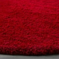 thumbnail image 1 of SAFAVIEH Santa Monica Chelsey Solid Shag Runner Rug, Red, 2'3" x 7', 1 of 5