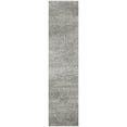 thumbnail image 1 of SAFAVIEH Santa Monica Chelsey Solid Shag Runner Rug, Silver, 2'3" x 11', 1 of 8