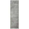thumbnail image 1 of SAFAVIEH Santa Monica Chelsey Solid Shag Runner Rug, Silver, 2'3" x 7', 1 of 8