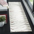 thumbnail image 1 of SAFAVIEH Santorini Shag Thornton Geometric Runner Rug, Cream/Multi, 2' x 8', 1 of 7