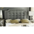 thumbnail image 1 of SAFAVIEH Sapphire Modern Glam Tufted Headboard, King, Grey, 1 of 4