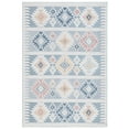 thumbnail image 1 of SAFAVIEH Sarasota Giovanni Geometric Indoor/Outdoor Area Rug, Light Blue/Grey, 6'7" x 6'7" Square, 1 of 6
