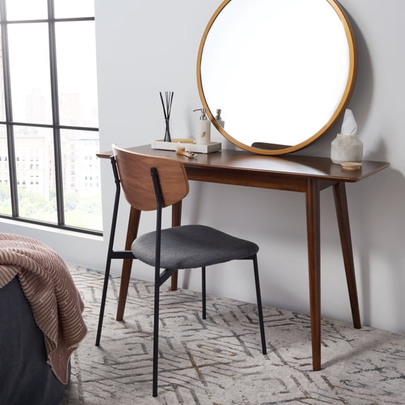 SAFAVIEH Sasharose Makeup Table Walnut