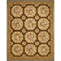 SAFAVIEH Savonnerie Bethanie Bordered Oriental Wool Area Rug, Multi, 8' x 10'