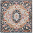 thumbnail image 1 of SAFAVIEH Savonnerie Cady Oriental Area Rug, Navy/Pink, 6' x 6' Square, 1 of 10