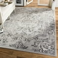 thumbnail image 1 of SAFAVIEH Savonnerie Laverne Floral Bordered Area Rug, Smoke, 6' x 9', 1 of 6