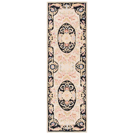 SAFAVIEH Savonnerie SAV206A Handmade Ivory / Gold Rug