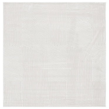 SAFAVIEH Saylor Cami Geometric Area Rug, Ivory, 6'3" x 6'3" Square