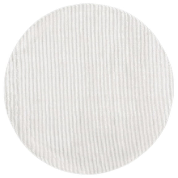 SAFAVIEH Saylor Coty Geometric Area Rug, Ivory, 6'3" x 6'3" Round