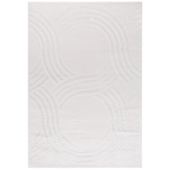 SAFAVIEH Saylor Forrester Geometric Area Rug, Ivory, 3' x 5'