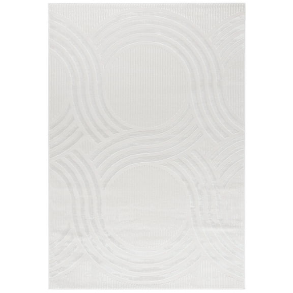 SAFAVIEH Saylor Forrester Geometric Area Rug, Ivory, 9' x 12'