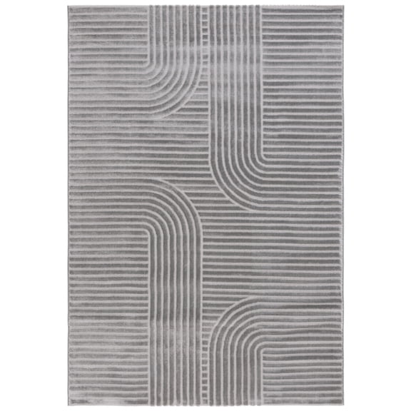 SAFAVIEH Saylor Herleva Geometric Area Rug, Grey, 3' x 5'