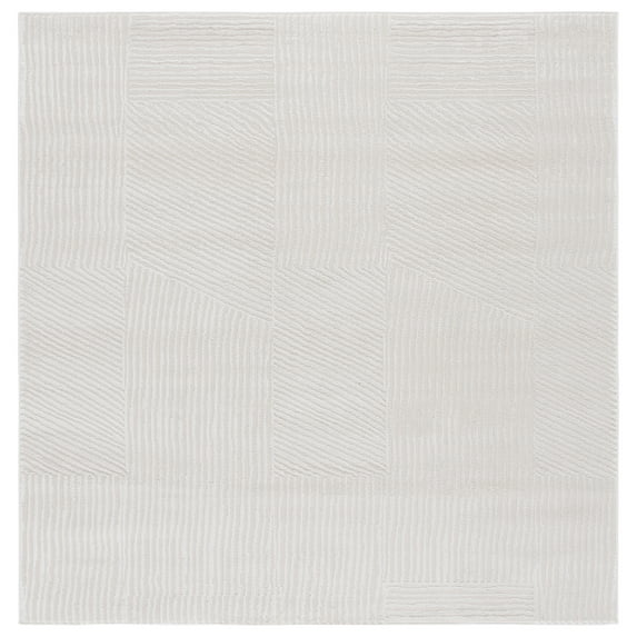 SAFAVIEH Saylor Olga Geometric Area Rug, Ivory, 6'3" x 6'3" Square