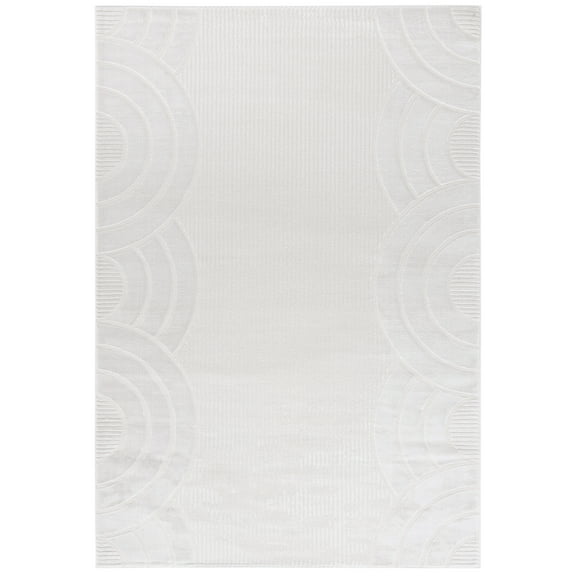 SAFAVIEH Saylor Ralph Geometric Area Rug, Ivory, 9' x 12'