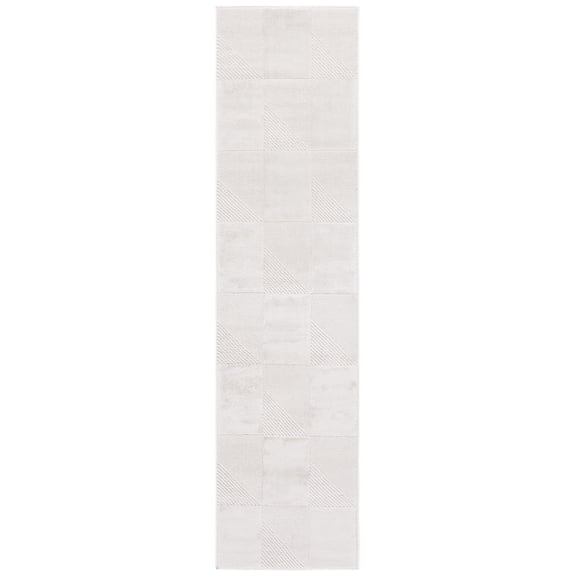 SAFAVIEH Saylor Sheldon Geometric Runner Rug, Ivory, 2' x 8'
