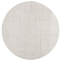 SAFAVIEH Saylor Stephanie Geometric Area Rug, Beige/Ivory, 6'3" x 6'3" Round