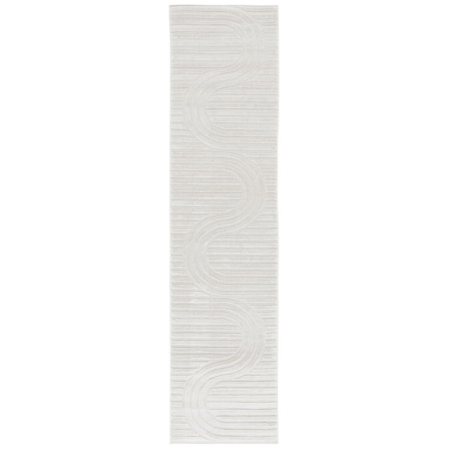 SAFAVIEH Saylor Tangier Geometric Runner Rug, Ivory, 2' x 8'