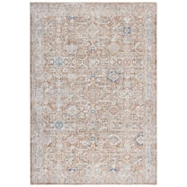 SAFAVIEH Scarlett Cennetig Floral Area Rug, Brown/Ivory, 8' x 10'