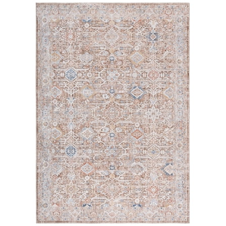 SAFAVIEH Scarlett Cennetig Floral Area Rug, Brown/Ivory, 8' x 10'