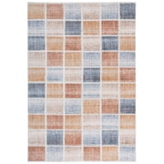 SAFAVIEH Scarlett Nader Geometric Area Rug, Beige/Ivory Rust, 53" x 76"
