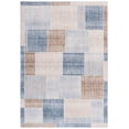 thumbnail image 1 of SAFAVIEH Scarlett Ramona Geometric Area Rug, Beige/Blue Brown, 9' x 12', 1 of 10