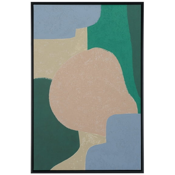 SAFAVIEH Sea Glass 24" x 36" Framed Wall Art