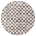 thumbnail image 1 of SAFAVIEH Seattle Dallas Geometric Shag Area Rug, Ivory/Grey, 6'7" x 6'7" Round, 1 of 10