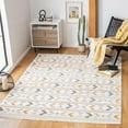 thumbnail image 1 of SAFAVIEH Sedona Collection SED804B Ivory / Light Grey Rug, 1 of 8