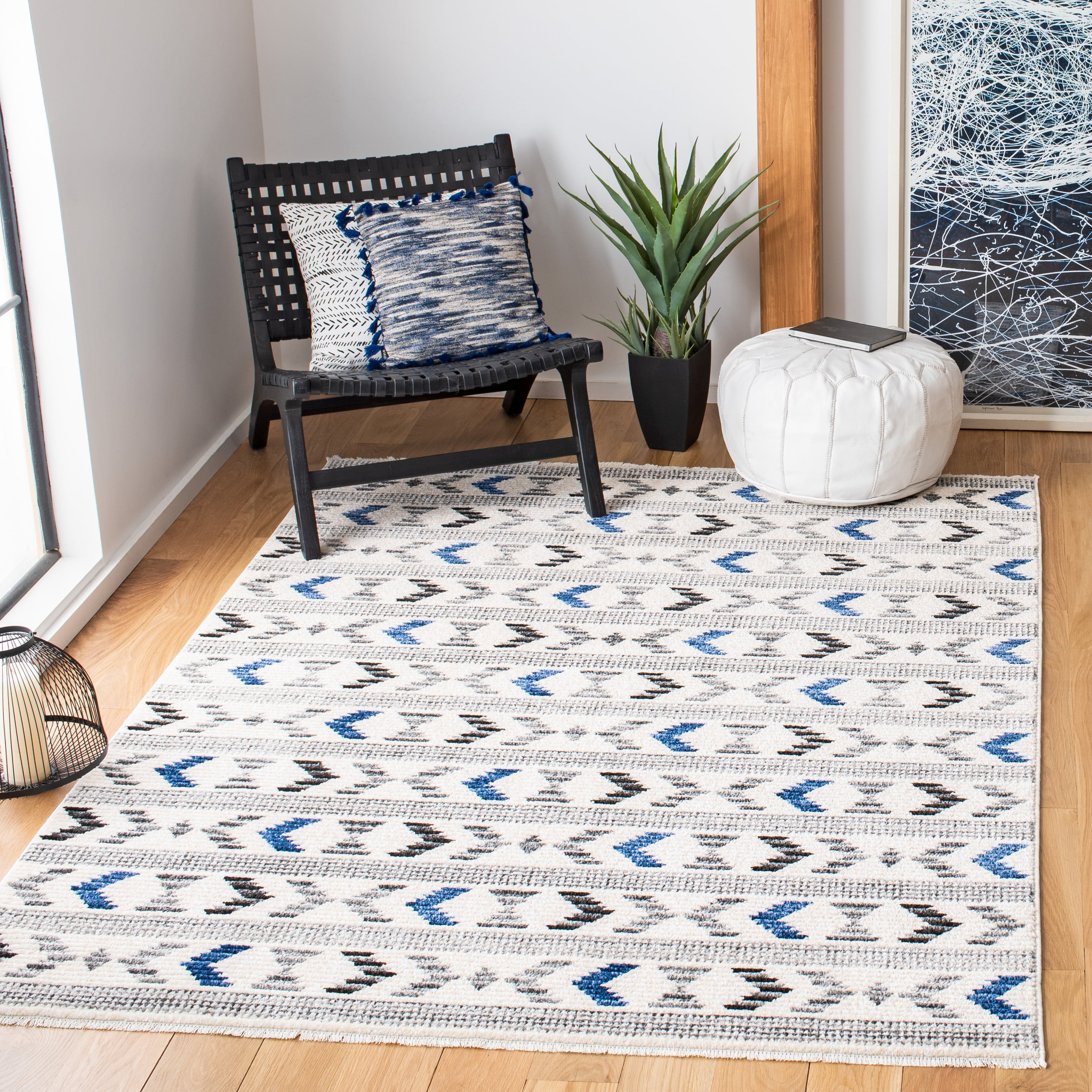 Safavieh Sedona Zoolander Geometric Striped Area Rug or Runner
