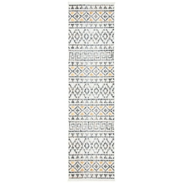 SAFAVIEH Sedona Collection SED883B Ivory / Charcoal Rug