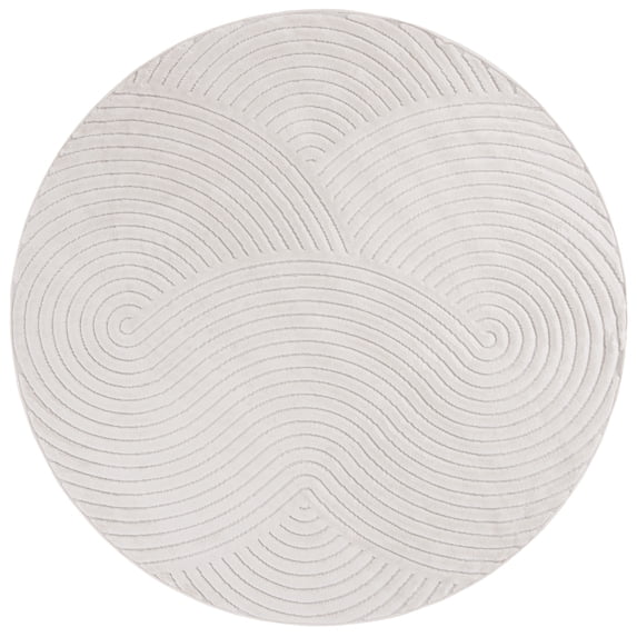 SAFAVIEH Selena Devyn Abstract Checkered Area Rug, Ivory, 6'7