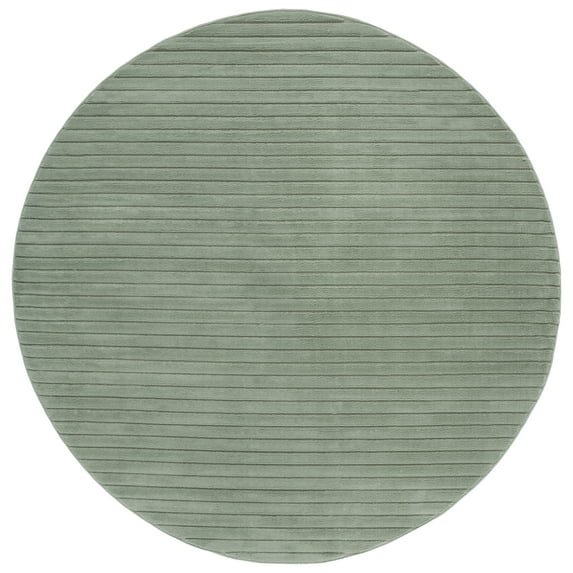 SAFAVIEH Selena Ermintrude Geometric Area Rug, Green, 6'7" x 6'7" Round