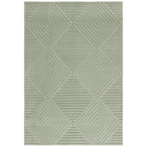 SAFAVIEH Selena Gulden Geometric Area Rug, Green, 9' x 12'