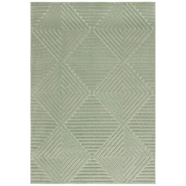 SAFAVIEH Selena Gulden Geometric Area Rug, Green, 9' x 12'