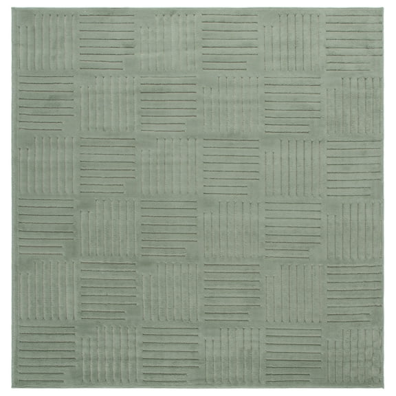 SAFAVIEH Selena Josiah Abstract Area Rug, Green, 6'7" x 6'7" Square