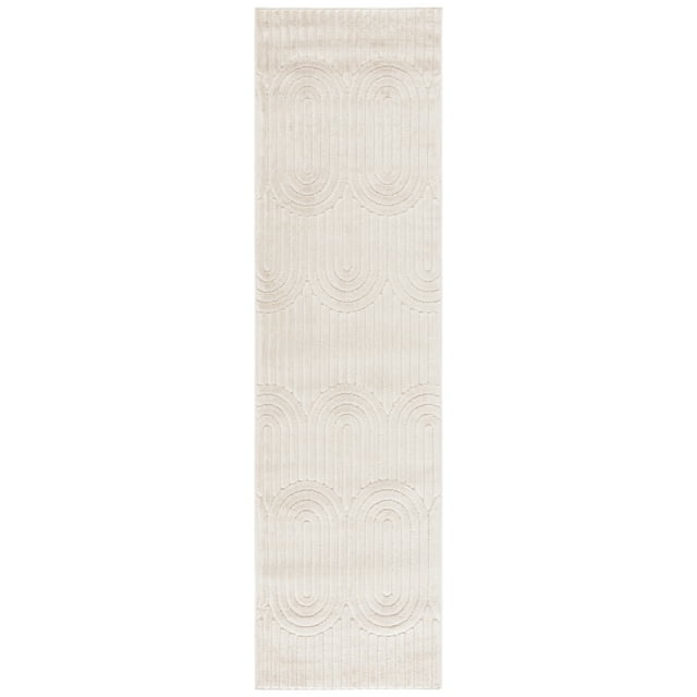 SAFAVIEH Selena Lue Geometric Runner Rug, Beige, 2'2" x 8'