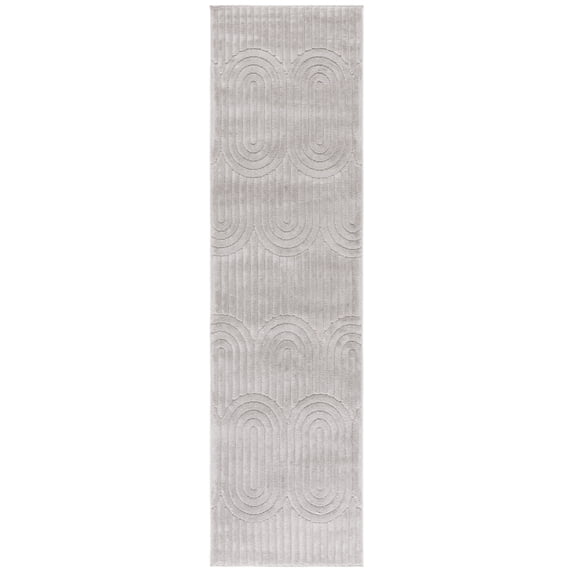 SAFAVIEH Selena Lue Geometric Runner Rug, Grey, 2'2" x 8'