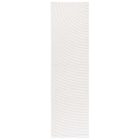 SAFAVIEH Selena Nancy Geometric Runner Rug, Ivory, 2'2" x 8'