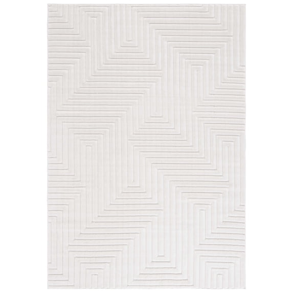 SAFAVIEH Selena Oakley Geometric Area Rug, Ivory, 5'3" x 7'6"