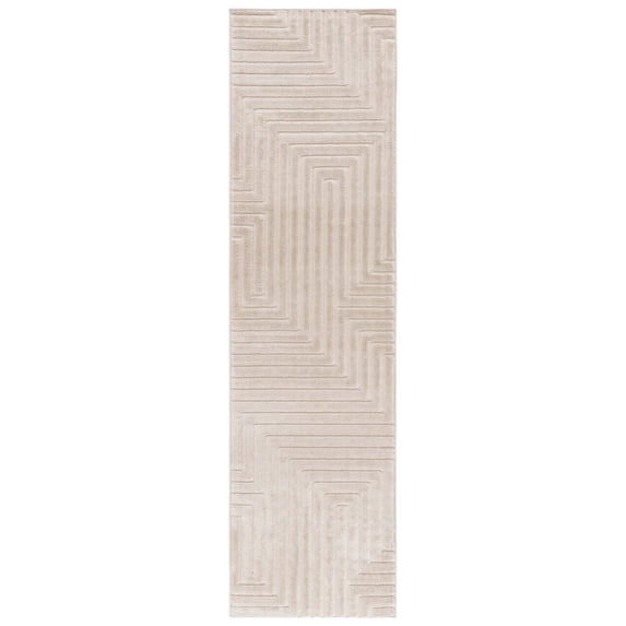 SAFAVIEH Selena Oakley Geometric Runner Rug, Beige, 2'2" x 8'