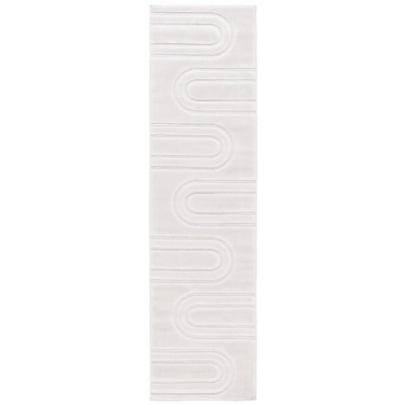 SAFAVIEH Selena Roderick Abstract Runner Rug, Ivory, 2'2" x 8'
