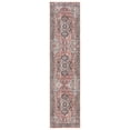 thumbnail image 1 of SAFAVIEH Serapi Adelaide Oriental Machine Washable Runner Rug, Rust/Navy, 2' x 8', 1 of 12