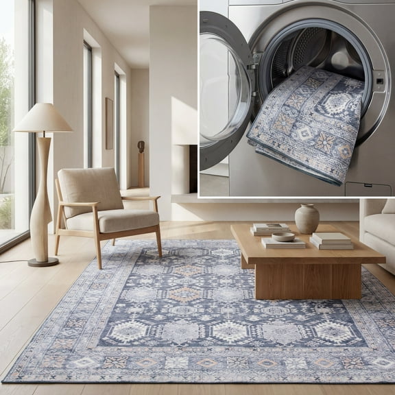 SAFAVIEH Serapi Collection SEP366F Grey / Beige Rug