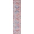 thumbnail image 1 of SAFAVIEH Serapi Donald Oriental Machine Washable Runner Rug, Rust/Blue, 2' x 9', 1 of 12