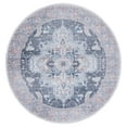 thumbnail image 1 of SAFAVIEH Serapi Flora Oriental Area Rug, Charcoal/Ivory, 6'7" x 6'7" Round, 1 of 8