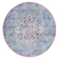 thumbnail image 1 of SAFAVIEH Serapi Skylar Oriental Area Rug, Blue/Brown, 6'7" x 6'7" Round, 1 of 9